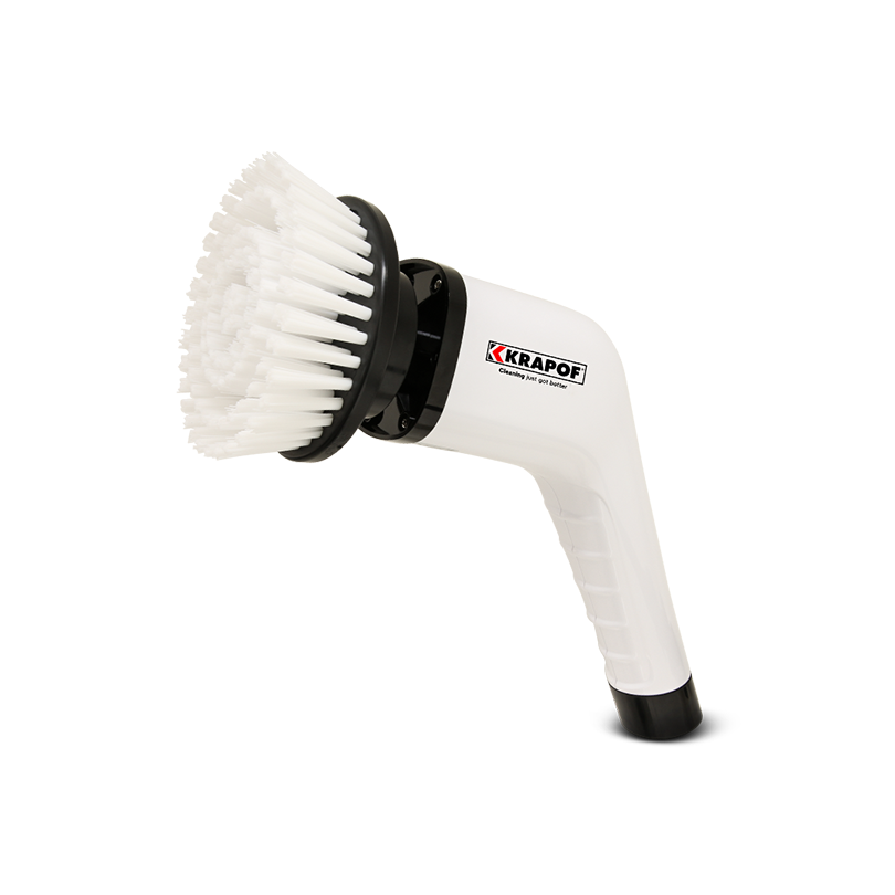 KRAPOF® Electric Cordless Tough Scrubber Excel with 7 Heads