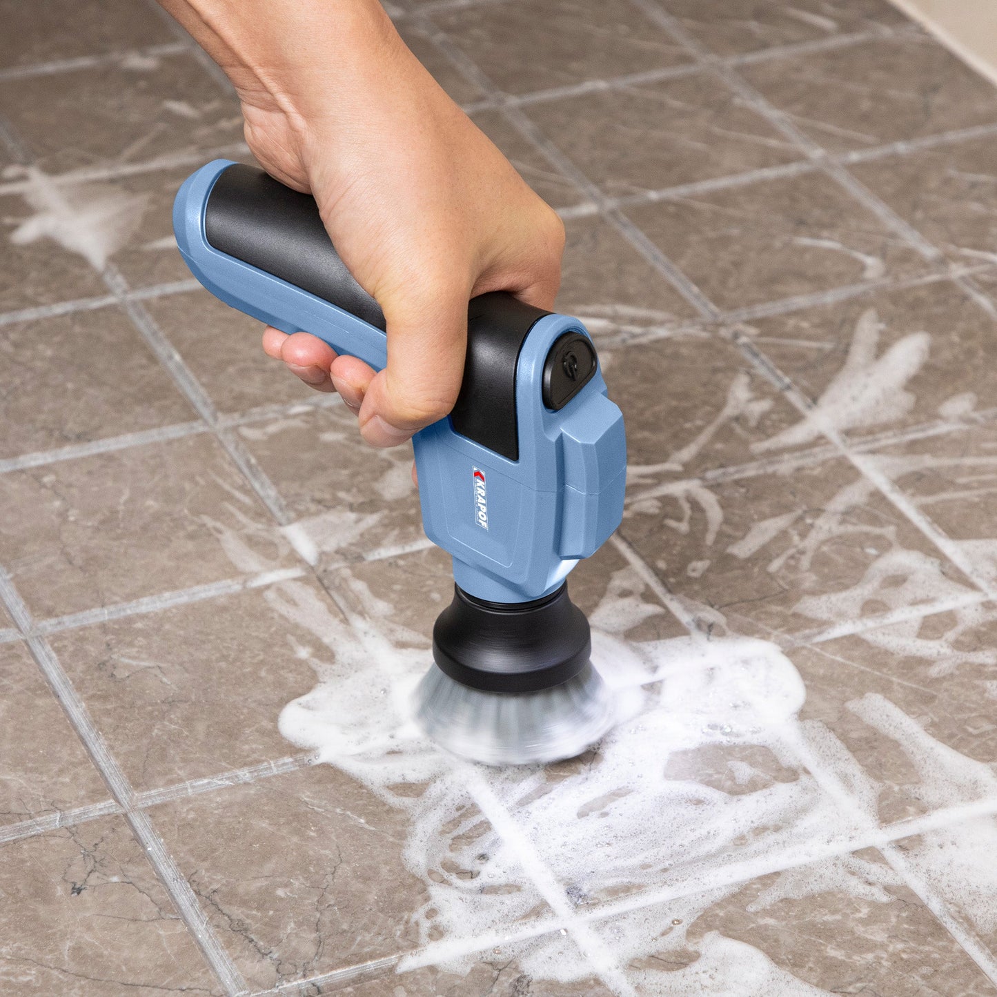 KRAPOF® Electric Cordless Lumi Scrubber with 5 Heads