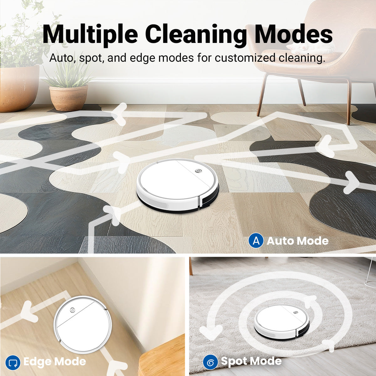 KRAPOF® Power Robotic Vacuum Cleaner