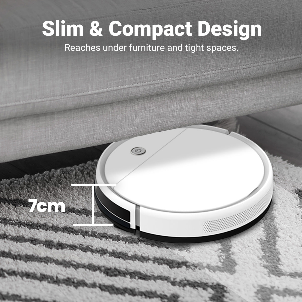 KRAPOF® Power Robotic Vacuum Cleaner