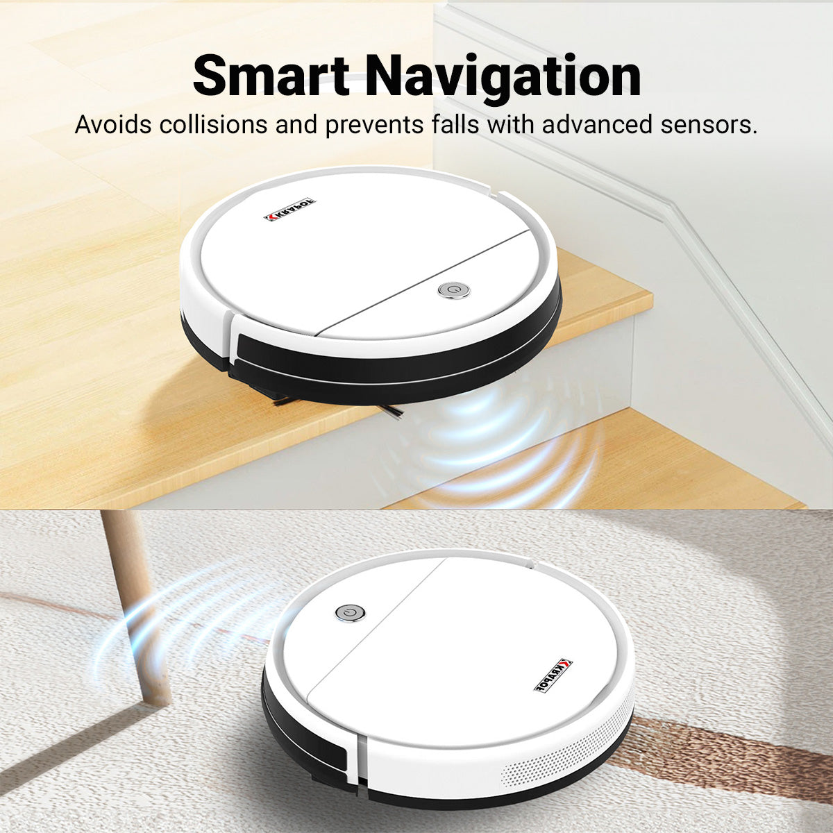 KRAPOF® Power Robotic Vacuum Cleaner