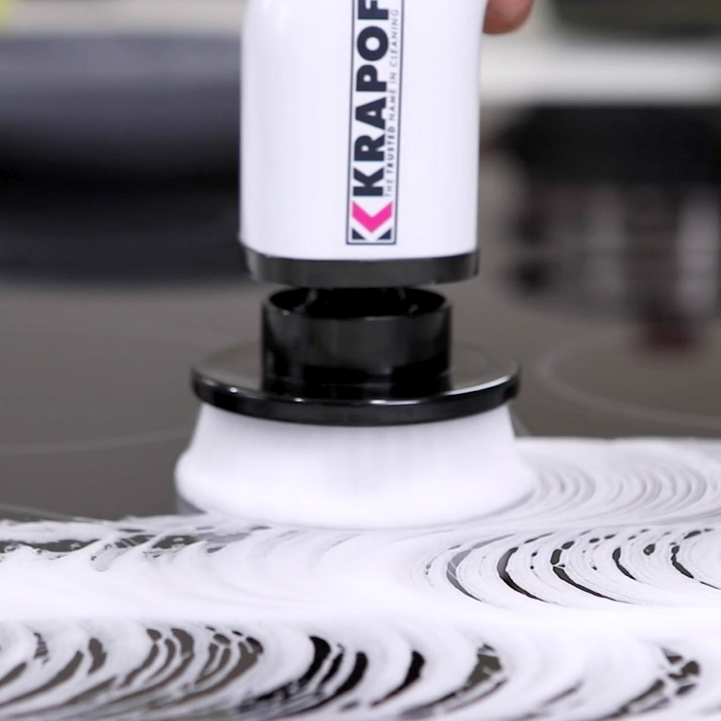 KRAPOF® Electric Cordless Tough Scrubber Excel with 7 Heads