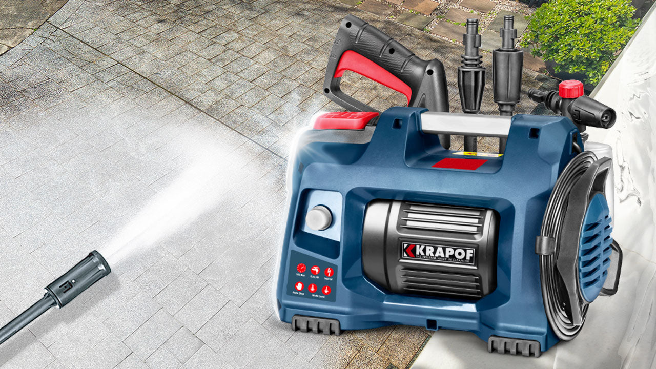 KRAPOF® Compact Electric Pressure Washer + BONUS Gifts + Cleaning