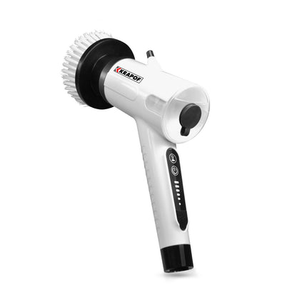 KRAPOF® Electric Cordless Tough Scrub Excel Pro with 7 Replaceable Cleaning Heads